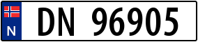Truck License Plate